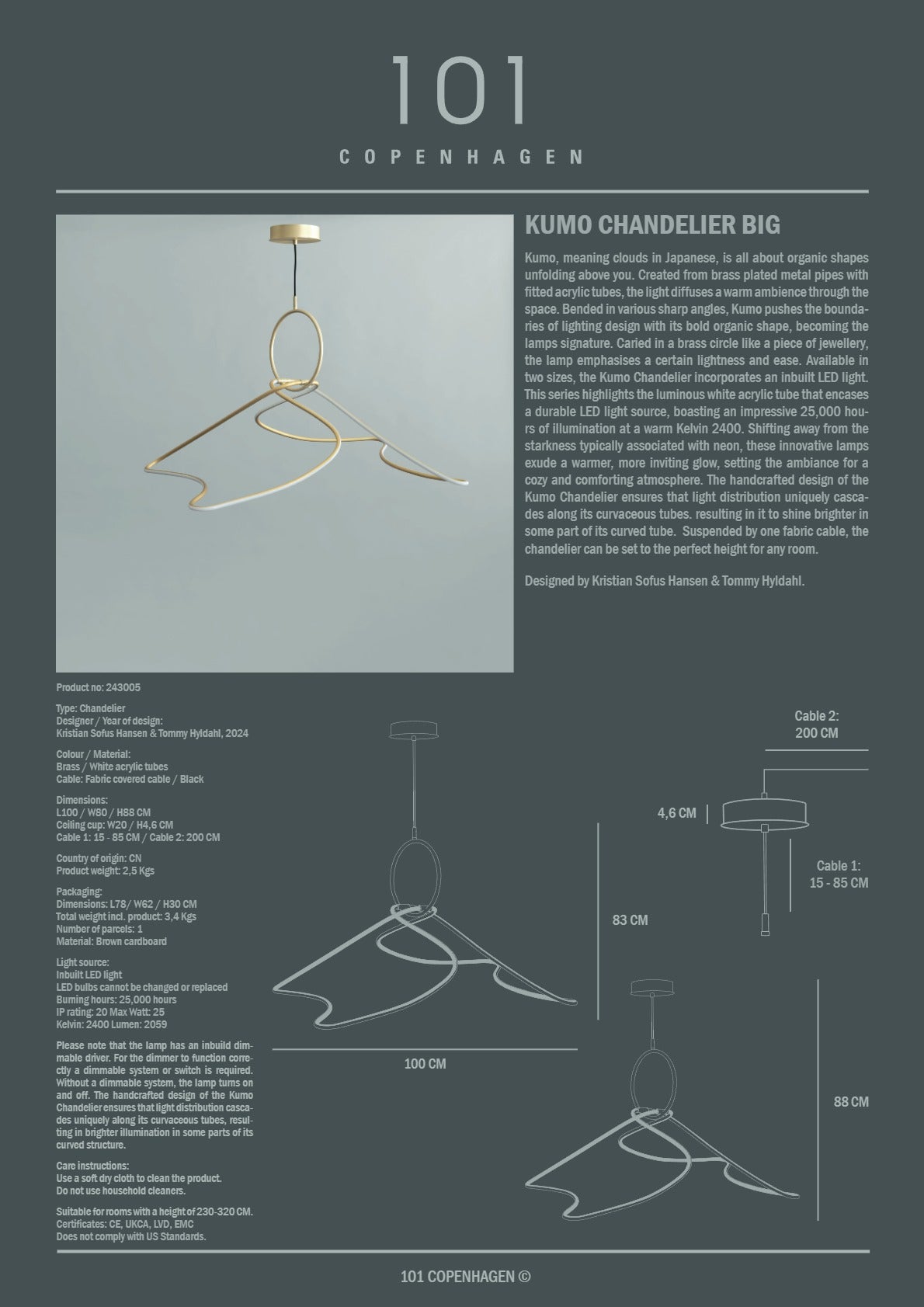 Kumo Chandelier