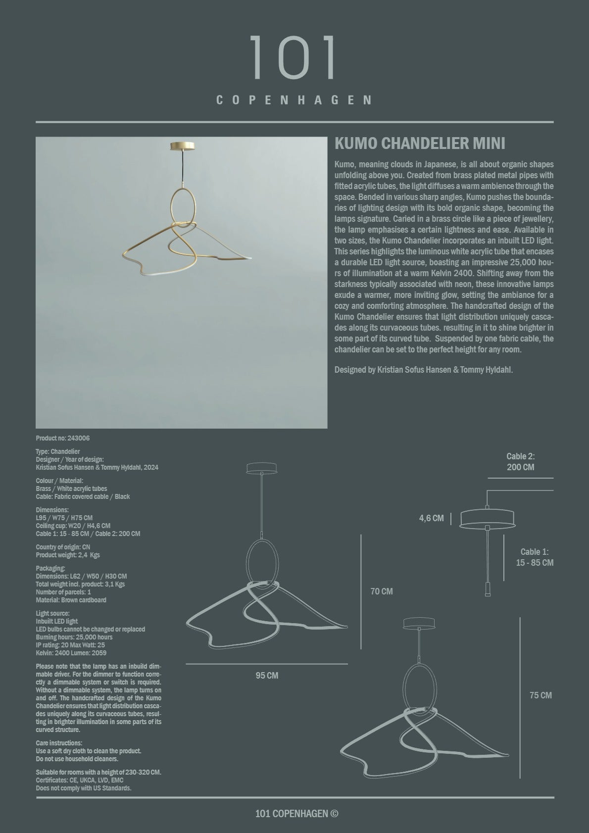 Kumo Chandelier