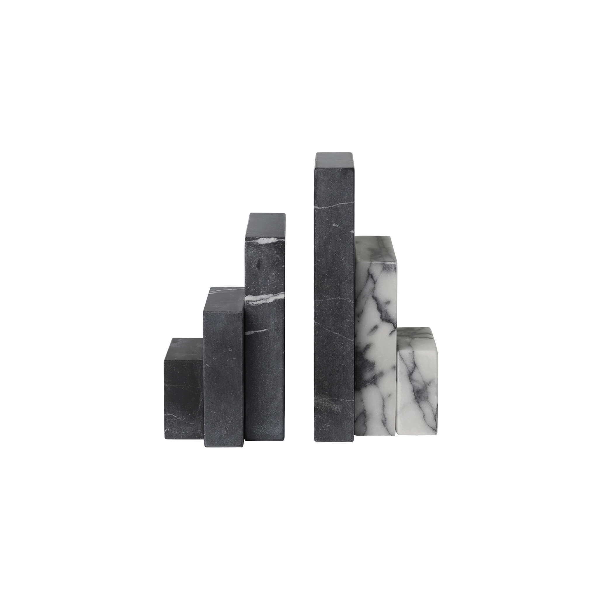 Kristian dam studio bookend marble white black