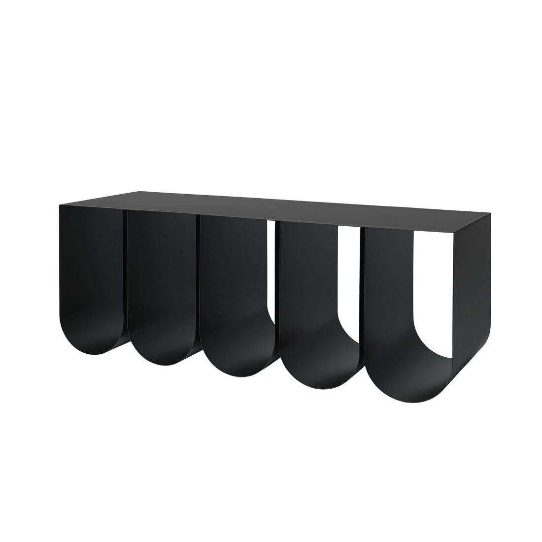 Black entryway storage bench danish design kristina dam studio