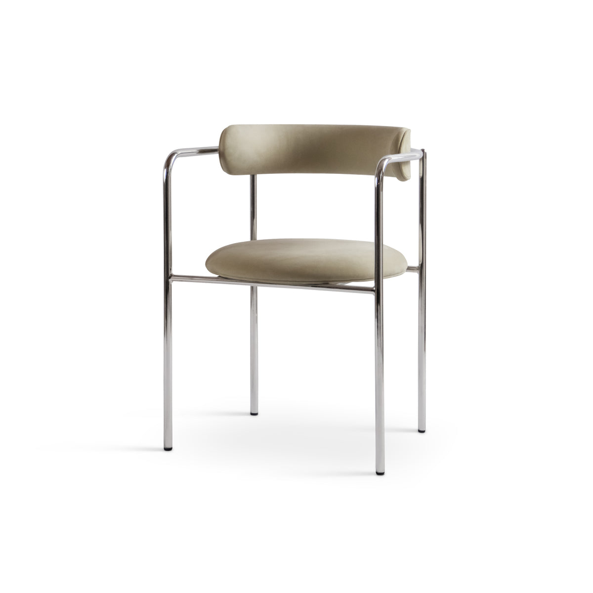 FF CHAIR ROUNDED Chrome